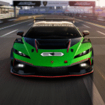 Front view of Lamborghini Temerario Super Trofeo